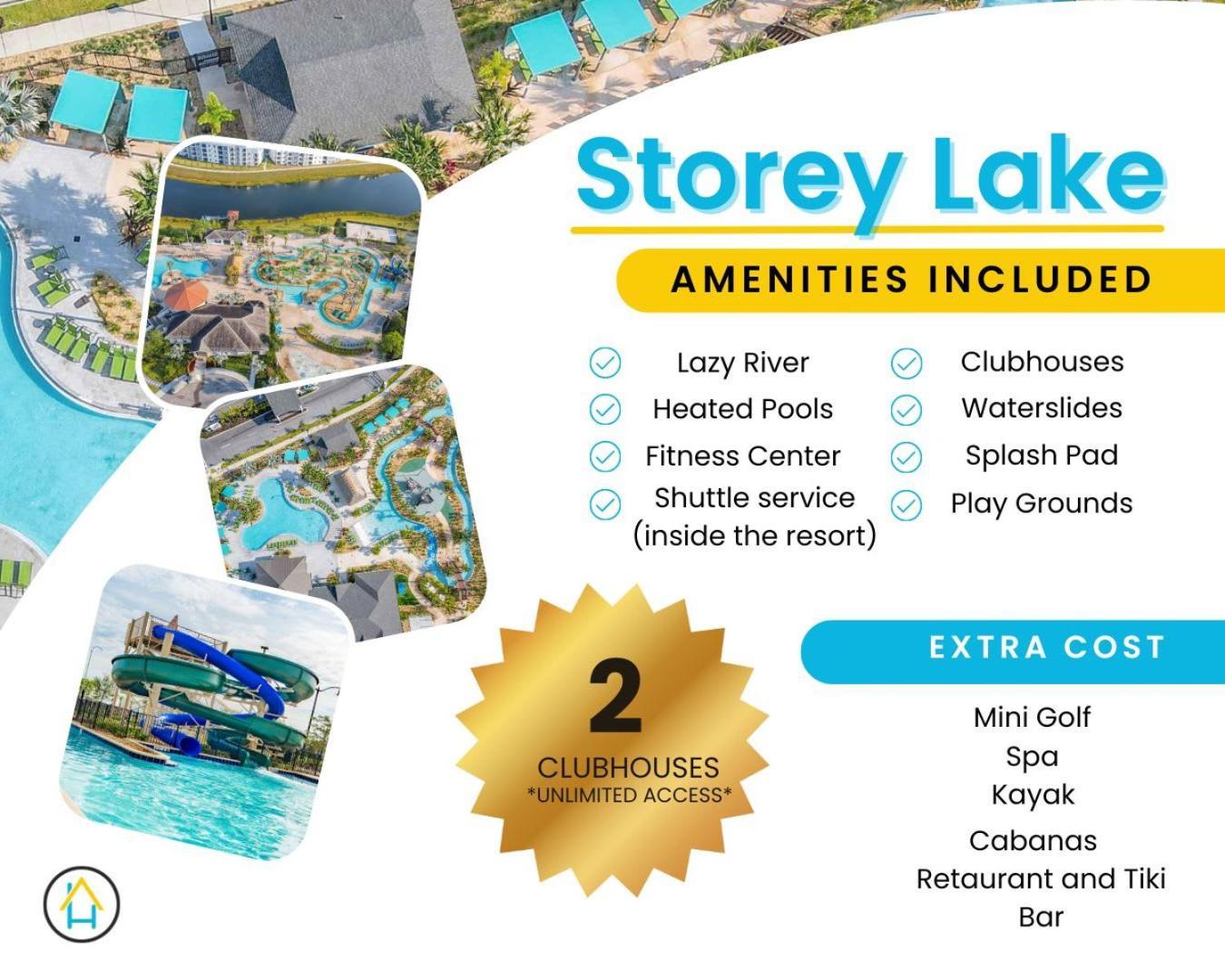 Gorgeous 2Br Lakeview Condo With Waterpark Kissimmee Kültér fotó